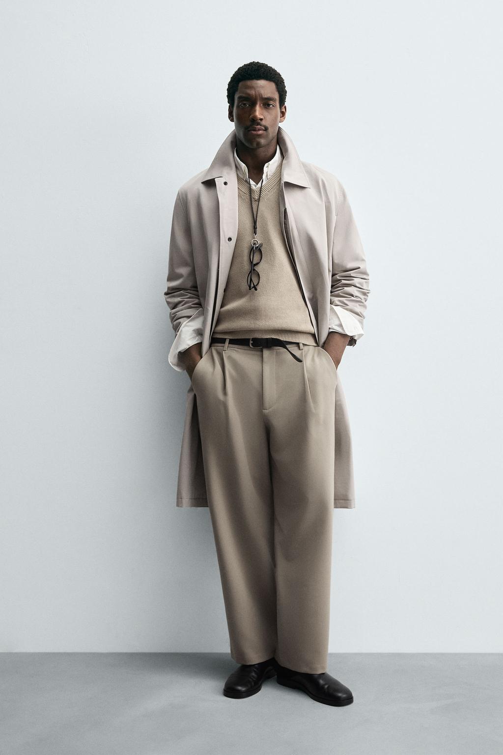 БРЮКИ RELAXED FIT СО СКЛАДКАМИ