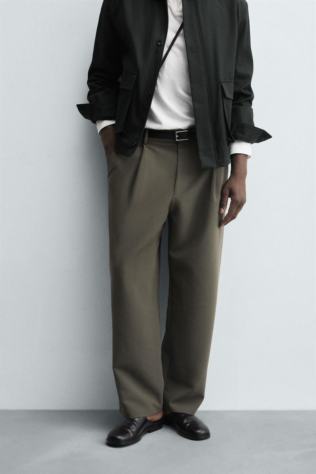 БРЮКИ RELAXED FIT СО СКЛАДКАМИ