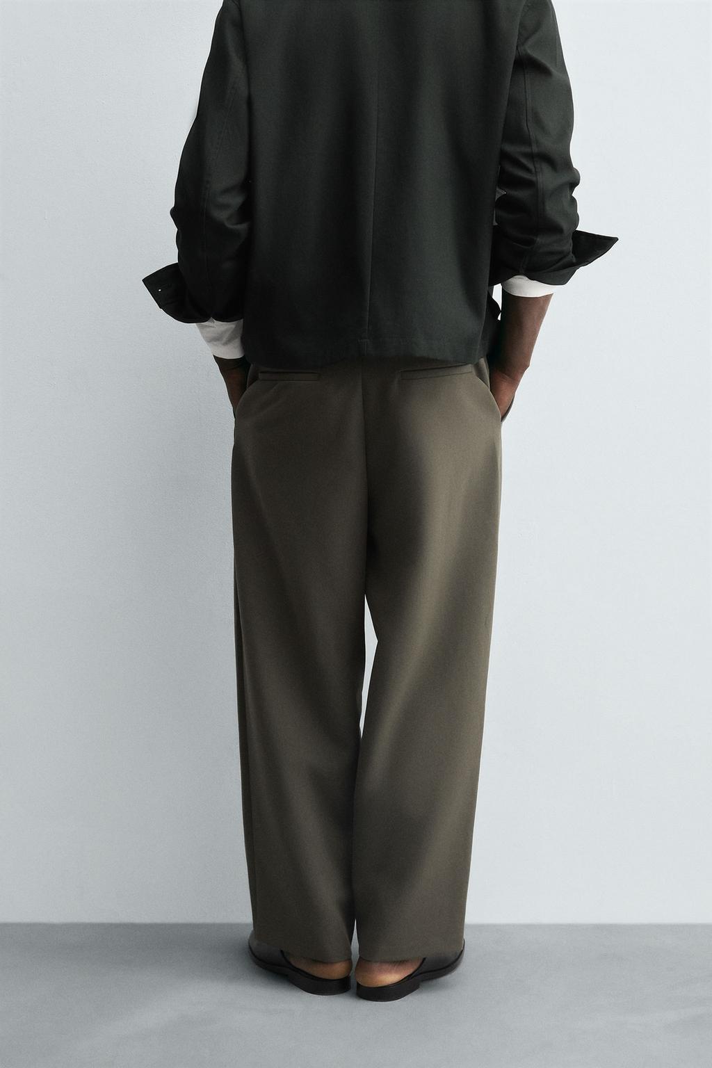 БРЮКИ RELAXED FIT СО СКЛАДКАМИ