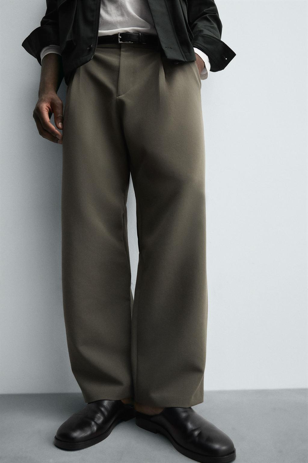 БРЮКИ RELAXED FIT СО СКЛАДКАМИ