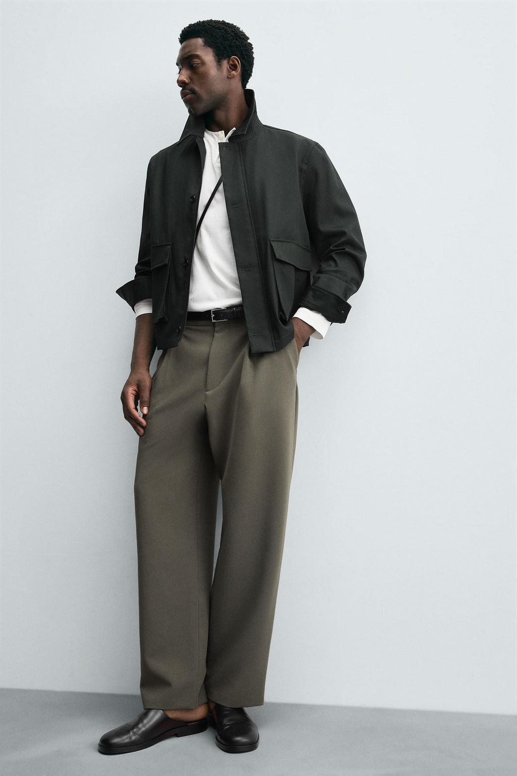 БРЮКИ RELAXED FIT СО СКЛАДКАМИ