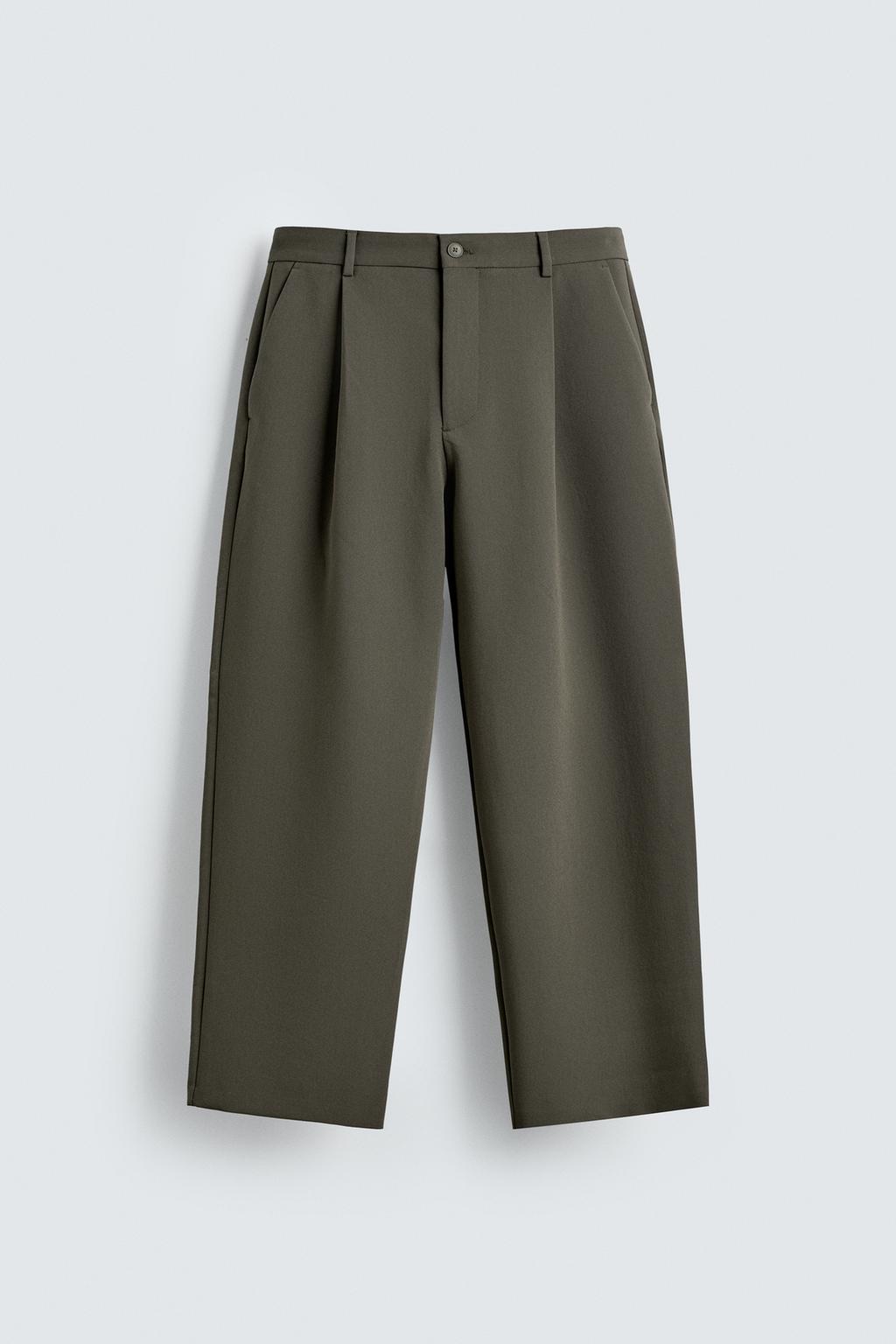БРЮКИ RELAXED FIT СО СКЛАДКАМИ
