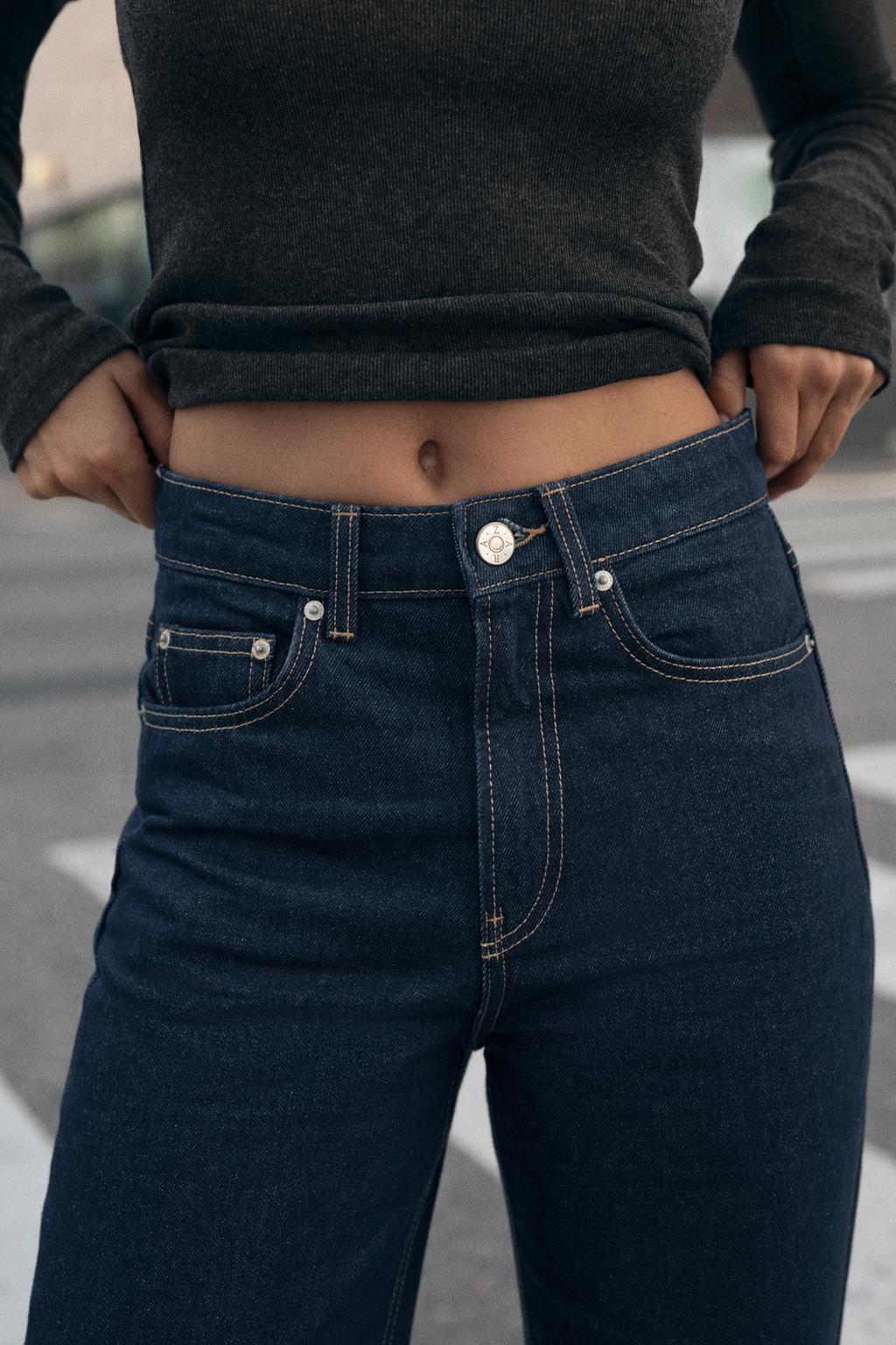 ДЖИНСЫ TRF MOM FIT С ВЫСОКОЙ ПОСАДКОЙ