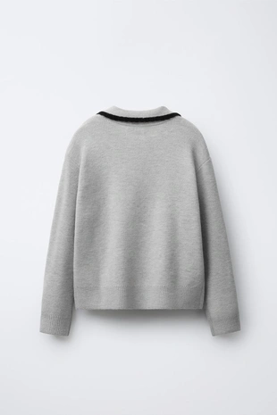 Вязаный свитер с бантами- Заказать в России