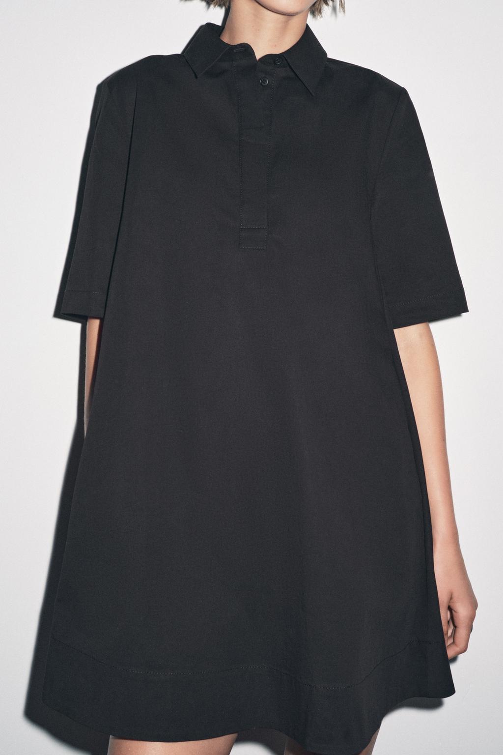 КОРОТКОЕ ПЛАТЬЕ ИЗ ПОПЛИНА — ZW COLLECTION