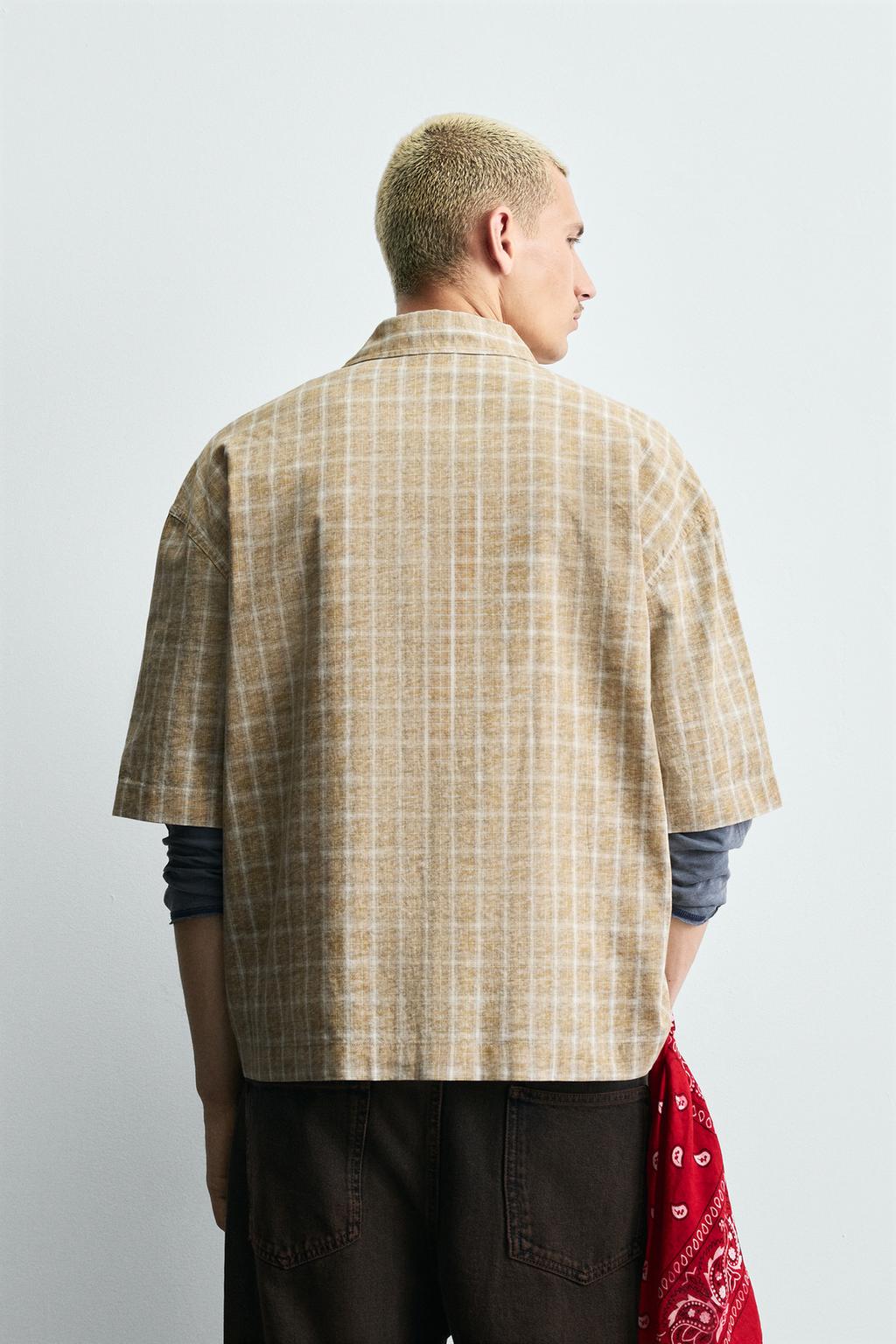 РУБАШКА BOXY FIT В КЛЕТКУ