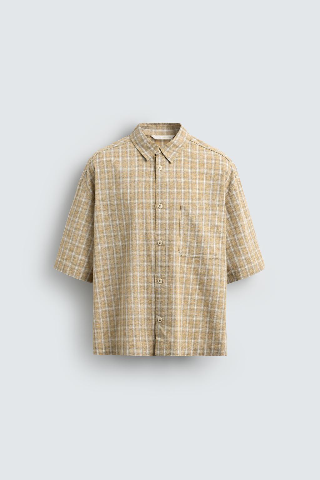 РУБАШКА BOXY FIT В КЛЕТКУ