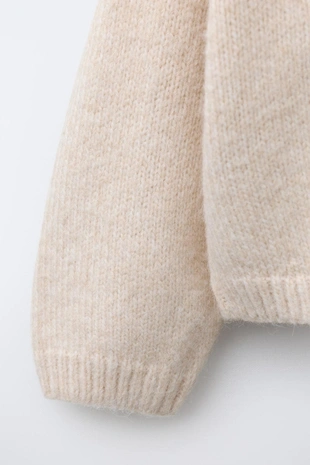 Вязаный кардиган с бантами- Заказать в России