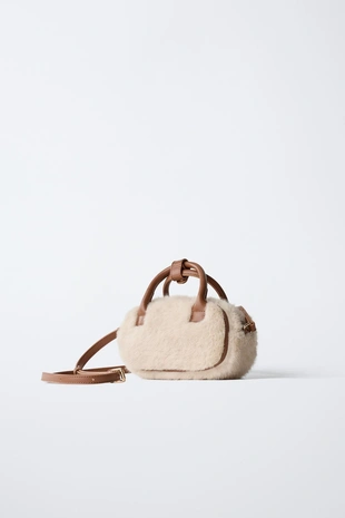 Сумка-боулинг меховая- Заказать в России