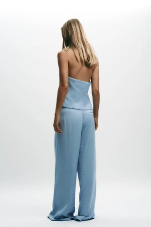 Широкие брюки со складками- Заказать в России