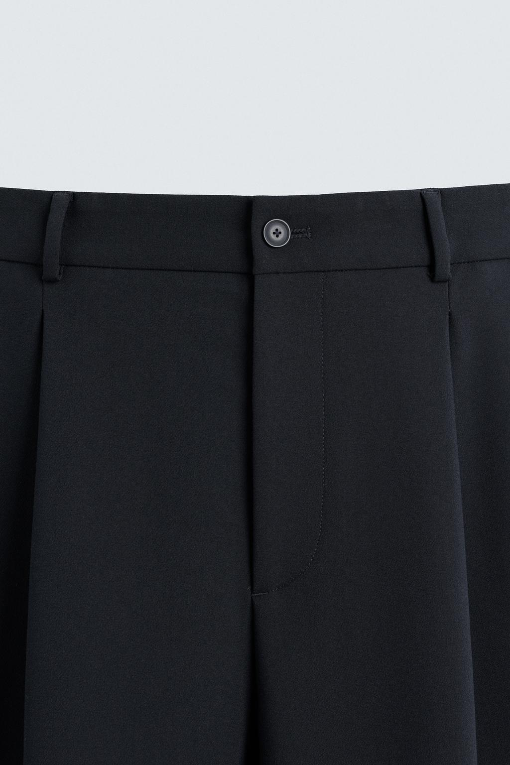 БРЮКИ RELAXED FIT СО СКЛАДКАМИ