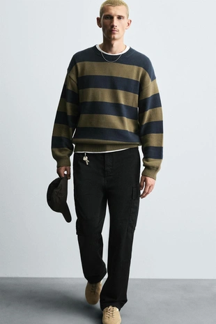 Брюки-карго STRAIGHT FIT- Заказать в России