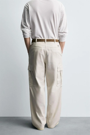 Stone | 9252/310/806 - Zara Брюки-карго STRAIGHT FIT