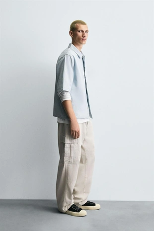 Брюки-карго STRAIGHT FIT