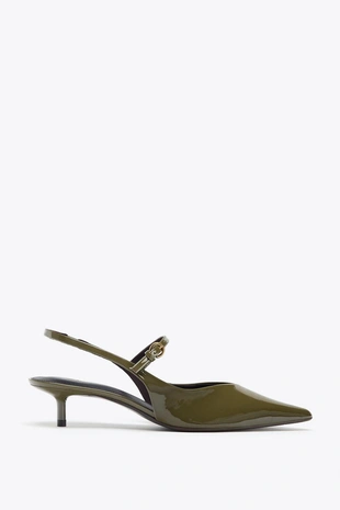 Туфли-мюли с ремешком- Заказать в России