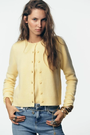 Базовая куртка из 100% шерсти- Заказать в России