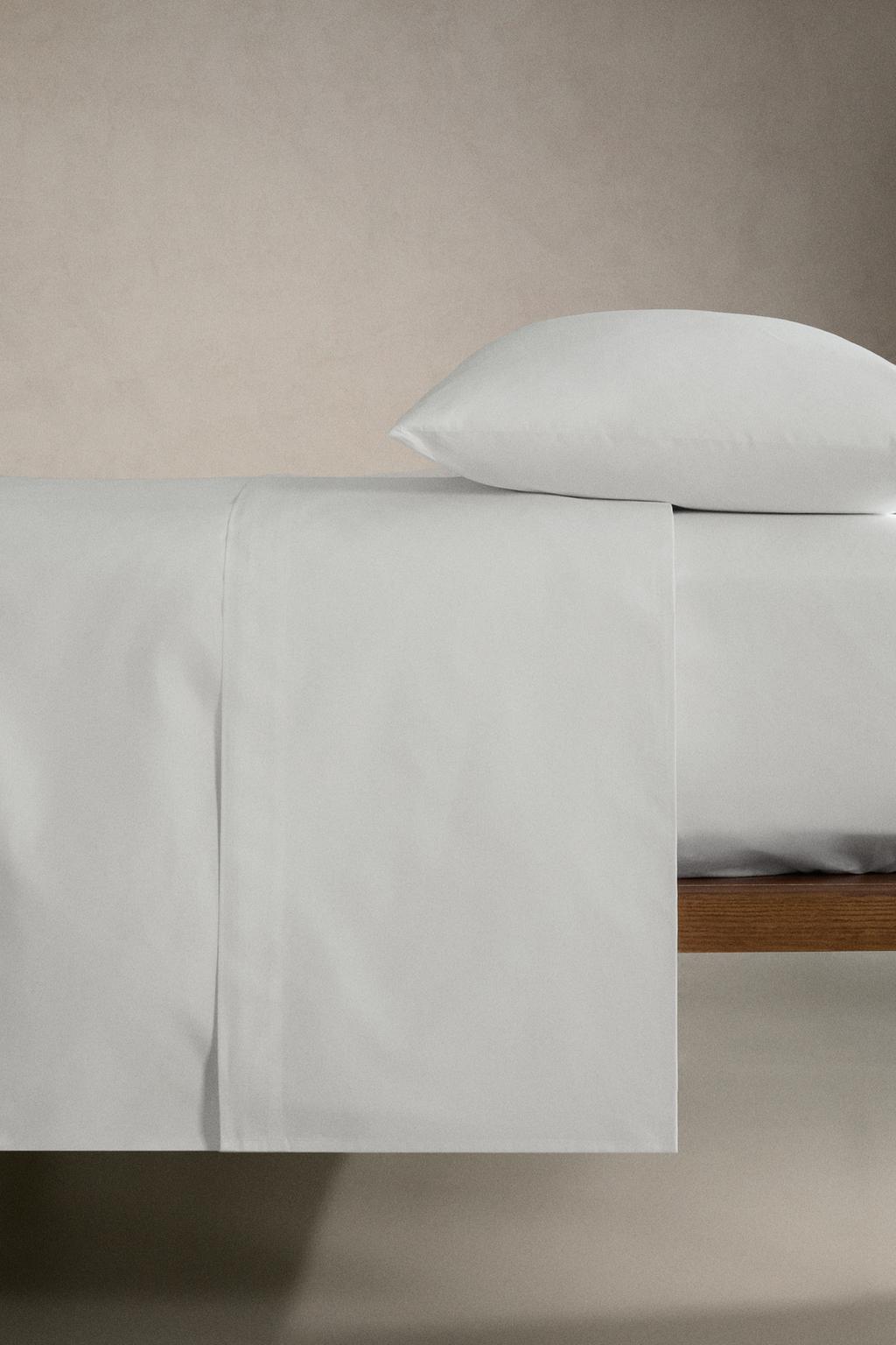 Простынь dry feel cotton percale с красивым цветом | 40 см в высоту (500 нитей)