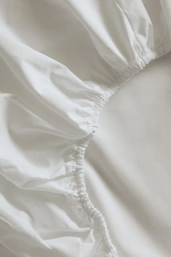 Простынь dry feel cotton percale с красивым цветом | 40 см в высоту (500 нитей)