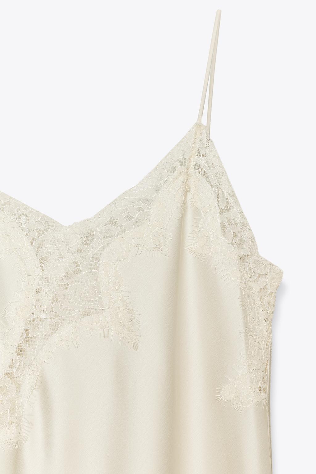 ПЛАТЬЕ АСИММЕТРИЧНОГО КРОЯ С КРУЖЕВОМ — ZW COLLECTION