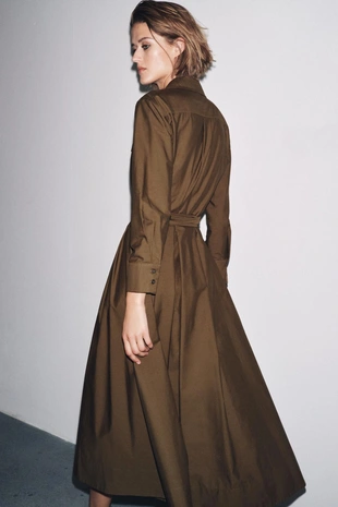 Платье-рубашка из поплина — ZW COLLECTION