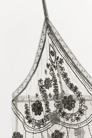 Топ из тюля с бусинами и пайетками- Заказать в России