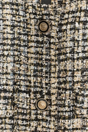 Ecru | 8650/309/712 - Zara Жилет из рельефной ткани с пуговицами — ZW COLLECTION