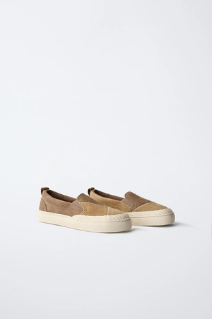 Кожаные кроссовки- Заказать в России