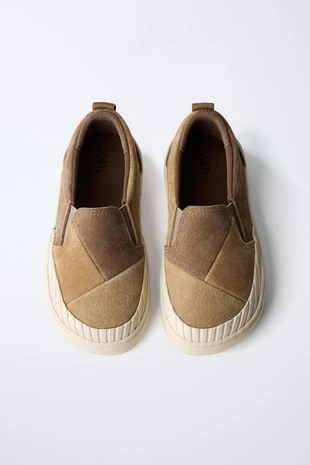 Кожаные кроссовки- Заказать в России