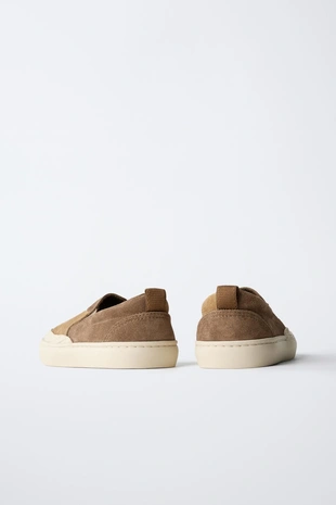 Кожаные кроссовки- Заказать в России