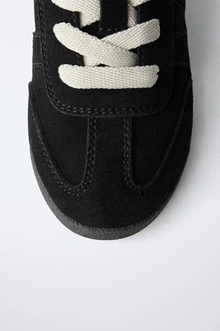 Кожаные спортивные кроссовки- Заказать в России