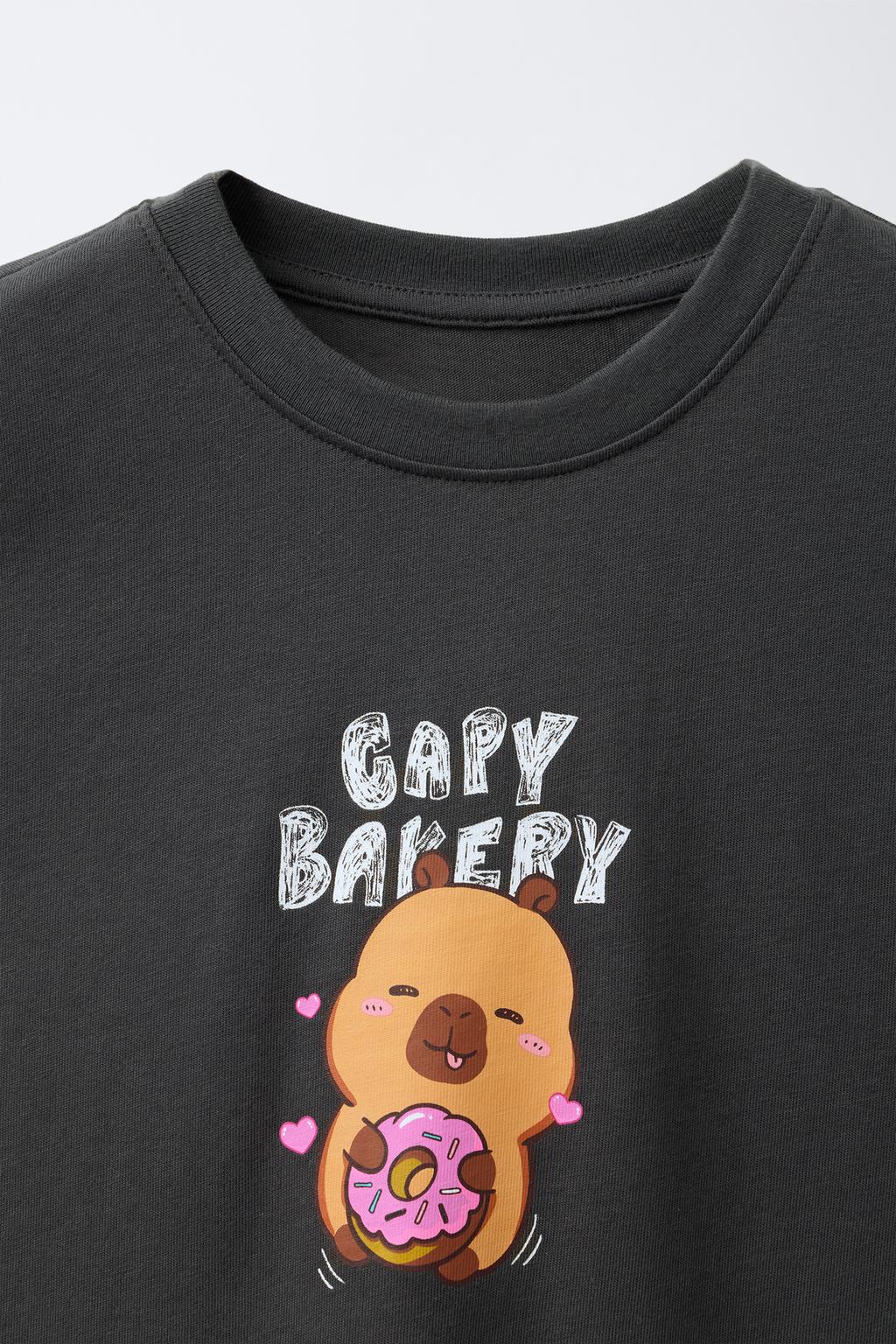 ФУТБОЛКА С ПРИНТОМ «КАПИБАРА CAPYFUN ©»