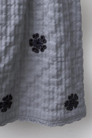 Юбка текстурная с вышивкой- Заказать в России