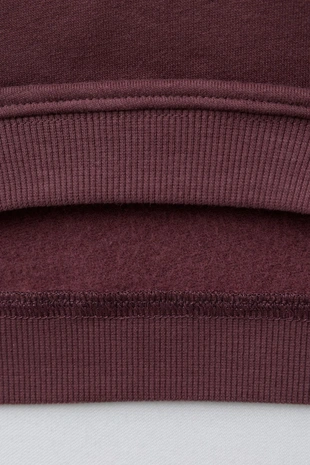 Комплект однотонной толстовки и легинсов