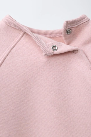 Pink | 4174/587/620 - Zara Комплект однотонной толстовки и легинсов