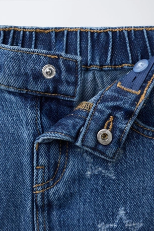 Джинсовая юбка со звездами- Заказать в России