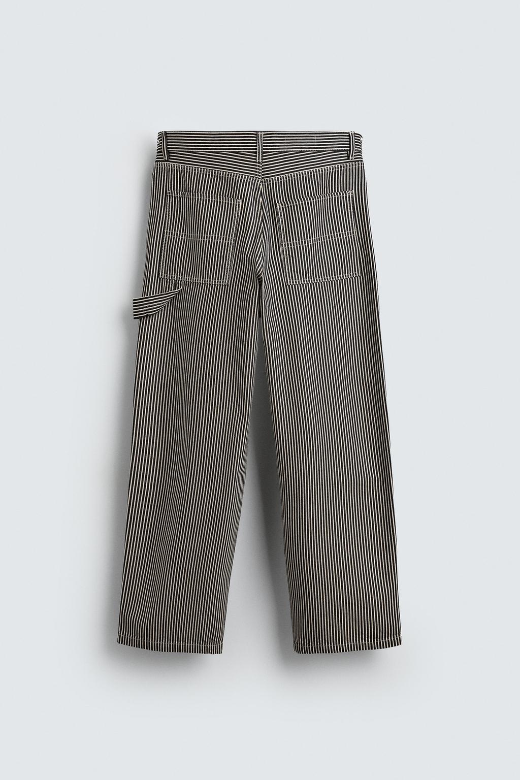 БРЮКИ RELAXED FIT В ПОЛОСКУ