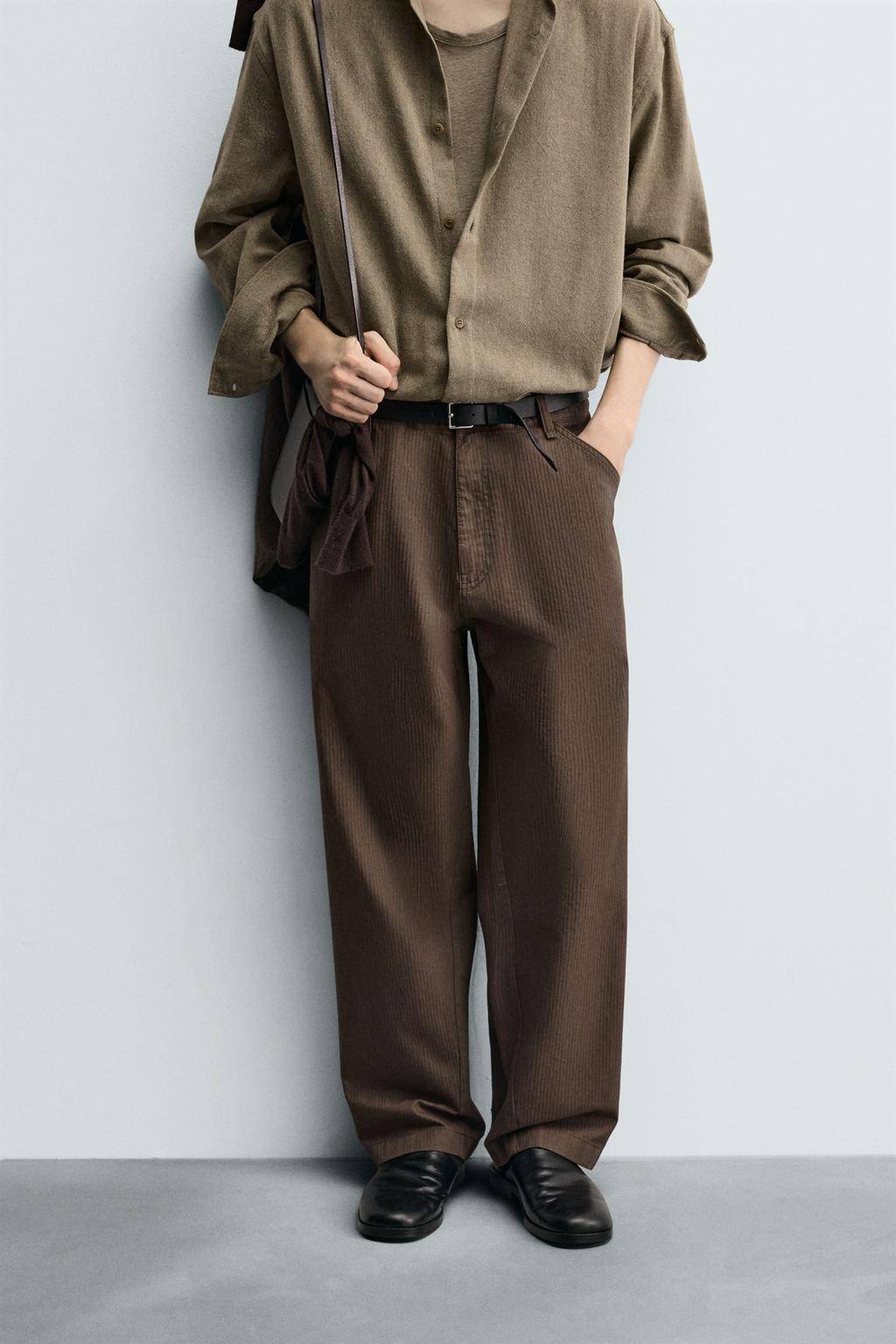 ВЫСТИРАННЫЕ БРЮКИ STRAIGHT FIT