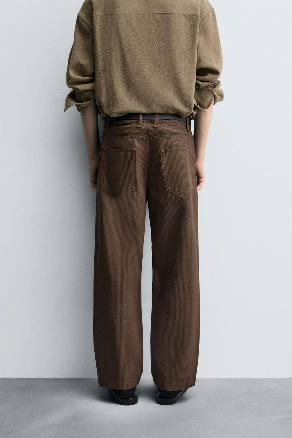 ВЫСТИРАННЫЕ БРЮКИ STRAIGHT FIT