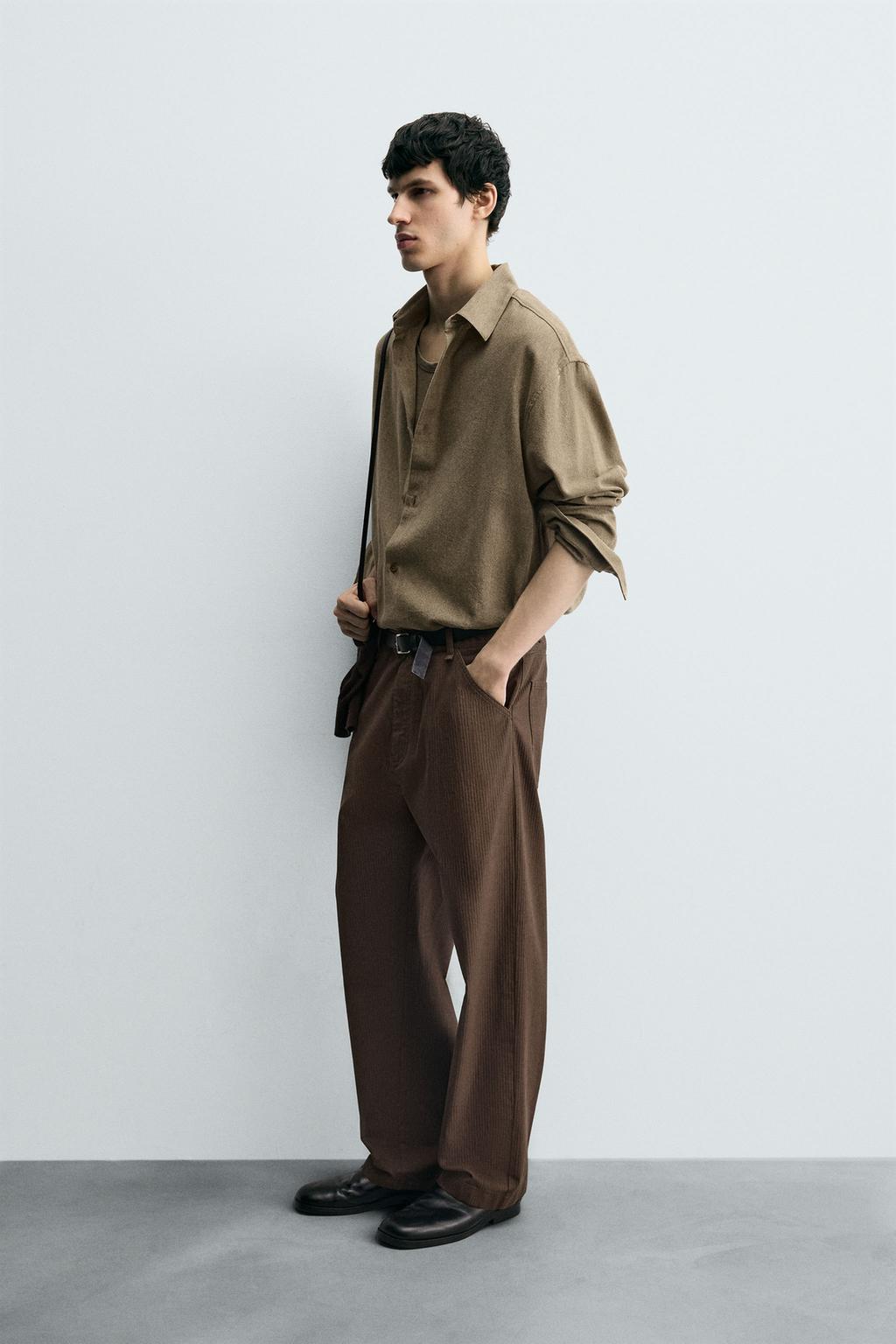 ВЫСТИРАННЫЕ БРЮКИ STRAIGHT FIT