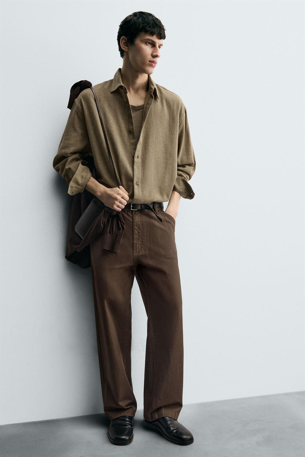 ВЫСТИРАННЫЕ БРЮКИ STRAIGHT FIT