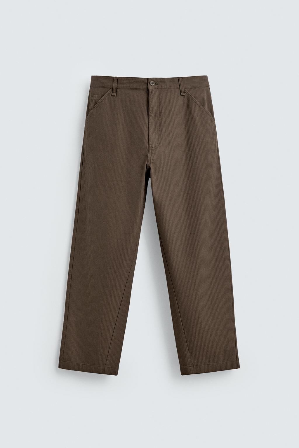 ВЫСТИРАННЫЕ БРЮКИ STRAIGHT FIT