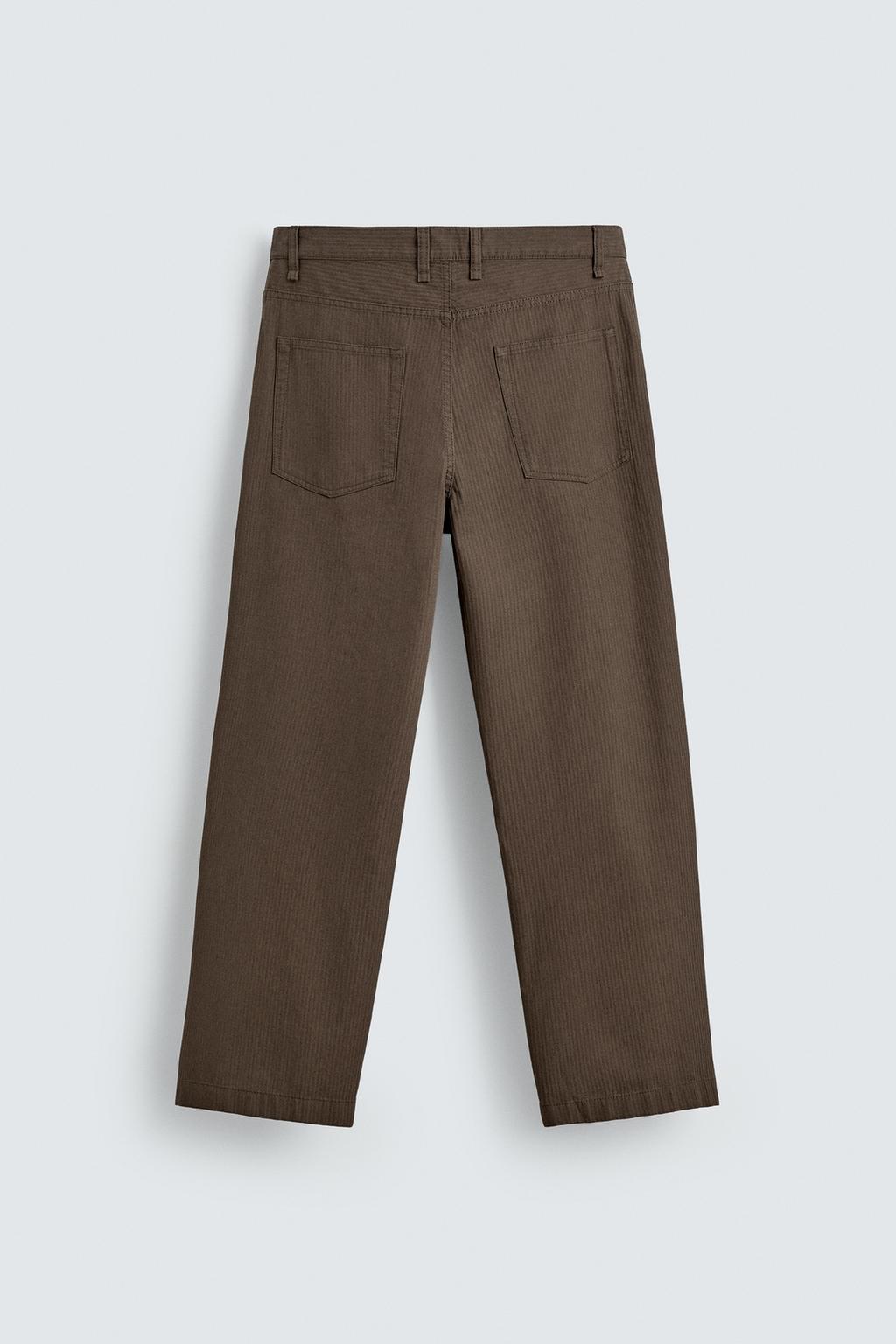 ВЫСТИРАННЫЕ БРЮКИ STRAIGHT FIT