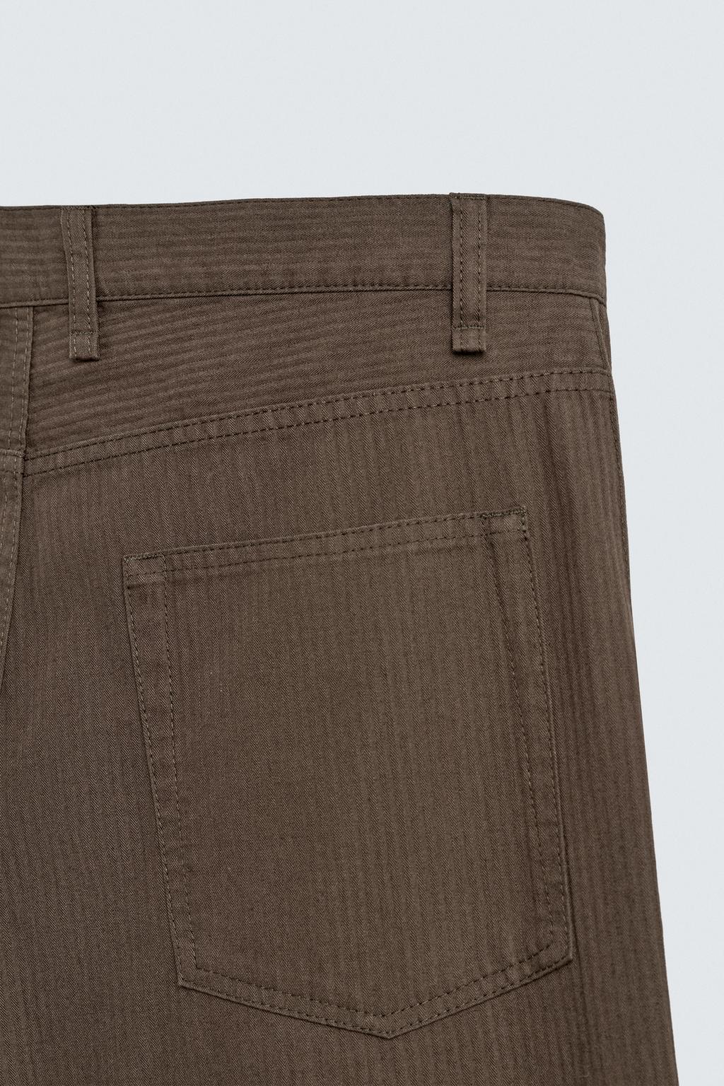 ВЫСТИРАННЫЕ БРЮКИ STRAIGHT FIT