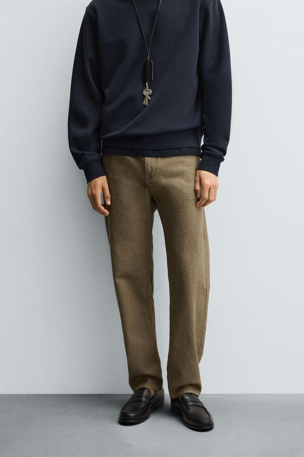 ХЛОПКОВЫЕ БРЮКИ REGULAR FIT