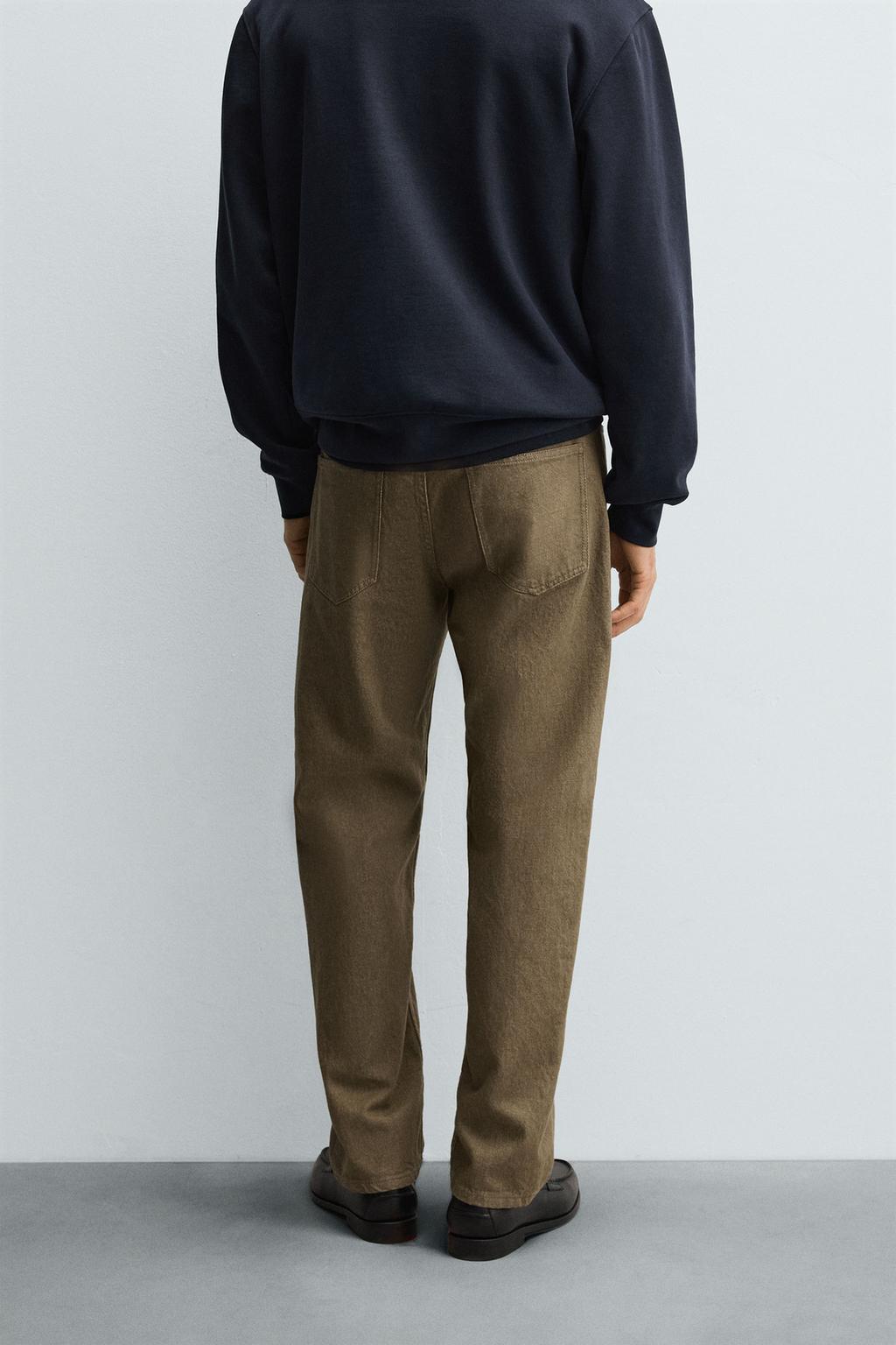 ХЛОПКОВЫЕ БРЮКИ REGULAR FIT