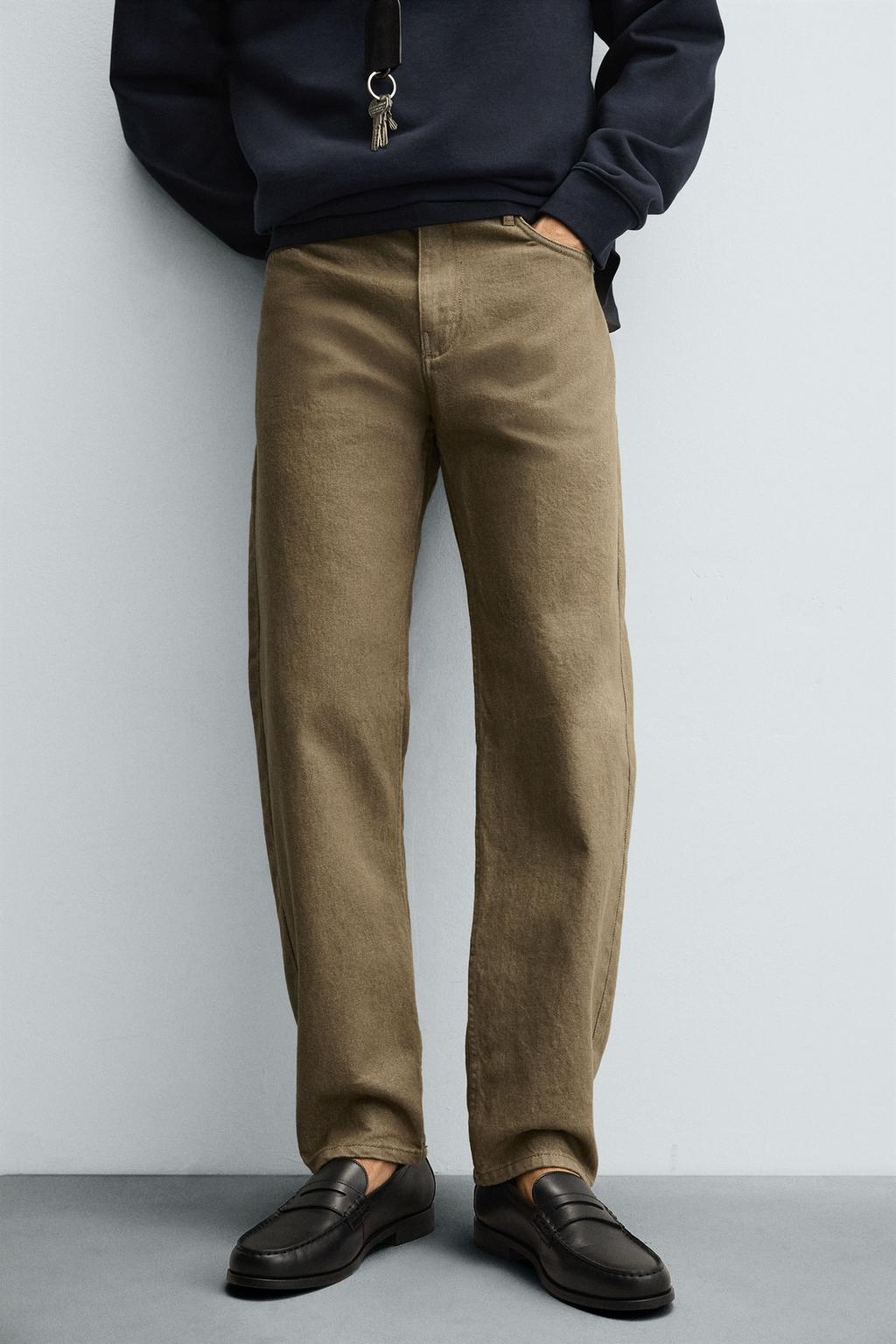 ХЛОПКОВЫЕ БРЮКИ REGULAR FIT