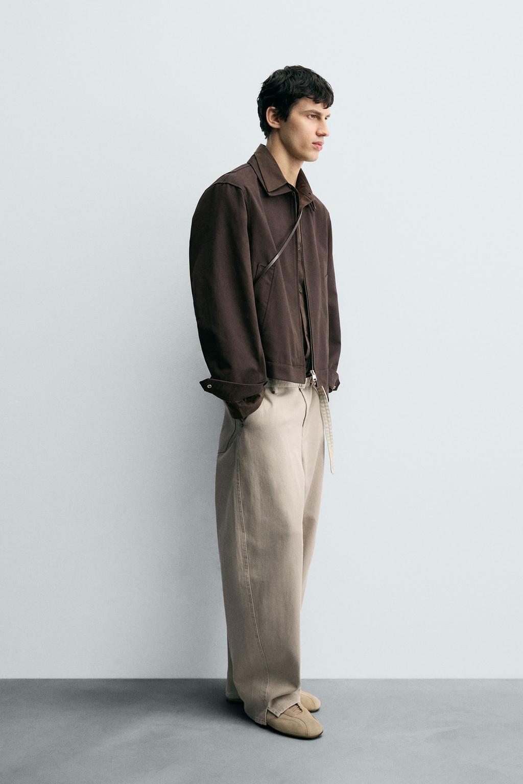 БРЮКИ WIDE BALLOON FIT С РЕМНЕМ