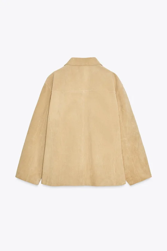КУРТКА ИЗ ЗАМШИ коллекция Zara «ZW» 