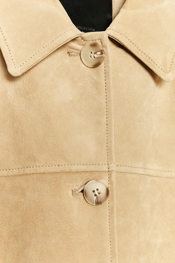 КУРТКА ИЗ ЗАМШИ коллекция Zara «ZW» 