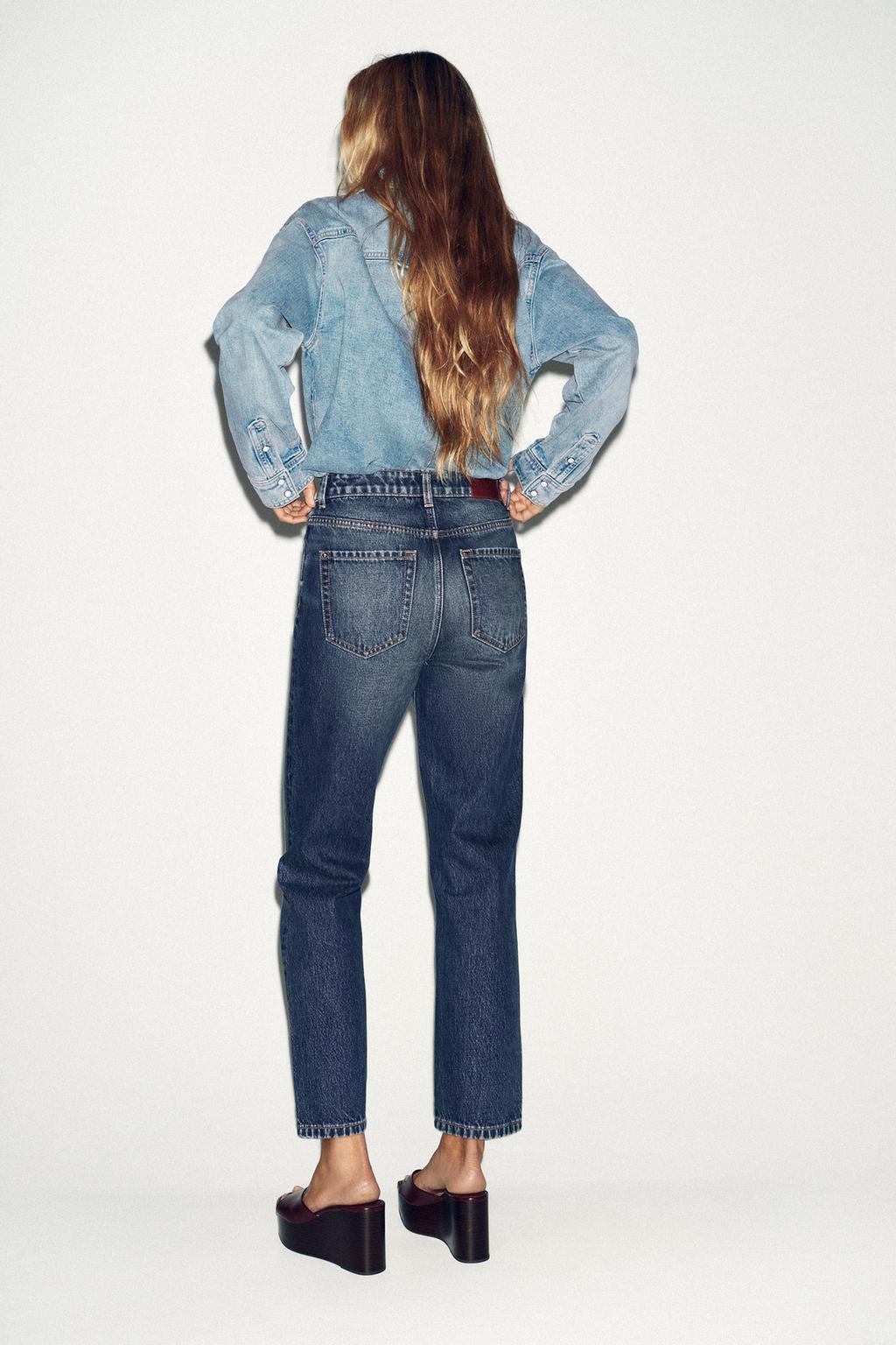 ДЖИНСЫ Z.05 MOM FIT RIGID С ВЫСОКОЙ ПОСАДКОЙ